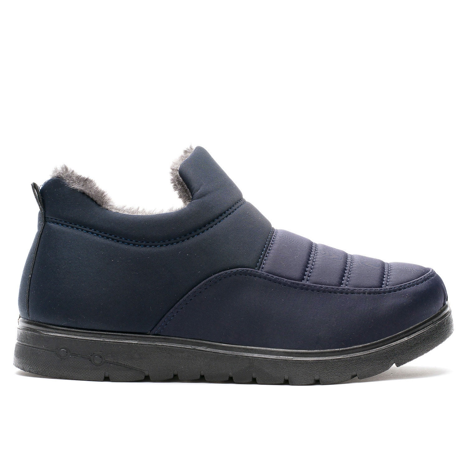 Zapatilla Hombre Azul Lino Chancleta