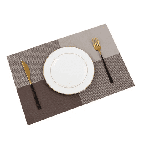 Genérico - Set 8 Individuales Antimanchas Aura Zeus