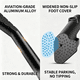 thumbnail image 4 of 6MSKS Soporte De Soporte Para Bicicleta Para 20 pulgadas 24 pulgadas 26 pulgadas 29 pulgadas bicicleta kickstand bicicleta eléctrica kickstand soporte soporte lateral ajustable, 4 of 6