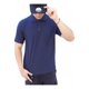 thumbnail image 2 of Polera Pique/polo Basica 100% Algodon Manga Corta 240g/m Azul Marino L Lisa, 2 of 3