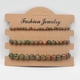 thumbnail image 1 of 3pcs/set Colorful Natural Stone Beads Bracelets - Stretchable Bangle Jewelry Gift for Women, 1 of 5