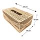 thumbnail image 4 of Servilletero Bambu Porta Pañuelo Madera Decorativo Tejido Cu Beige, 4 of 4