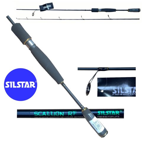 Caña Silstar Scallion Rock Fishing 1,80Mts 98Gs 2Tramos