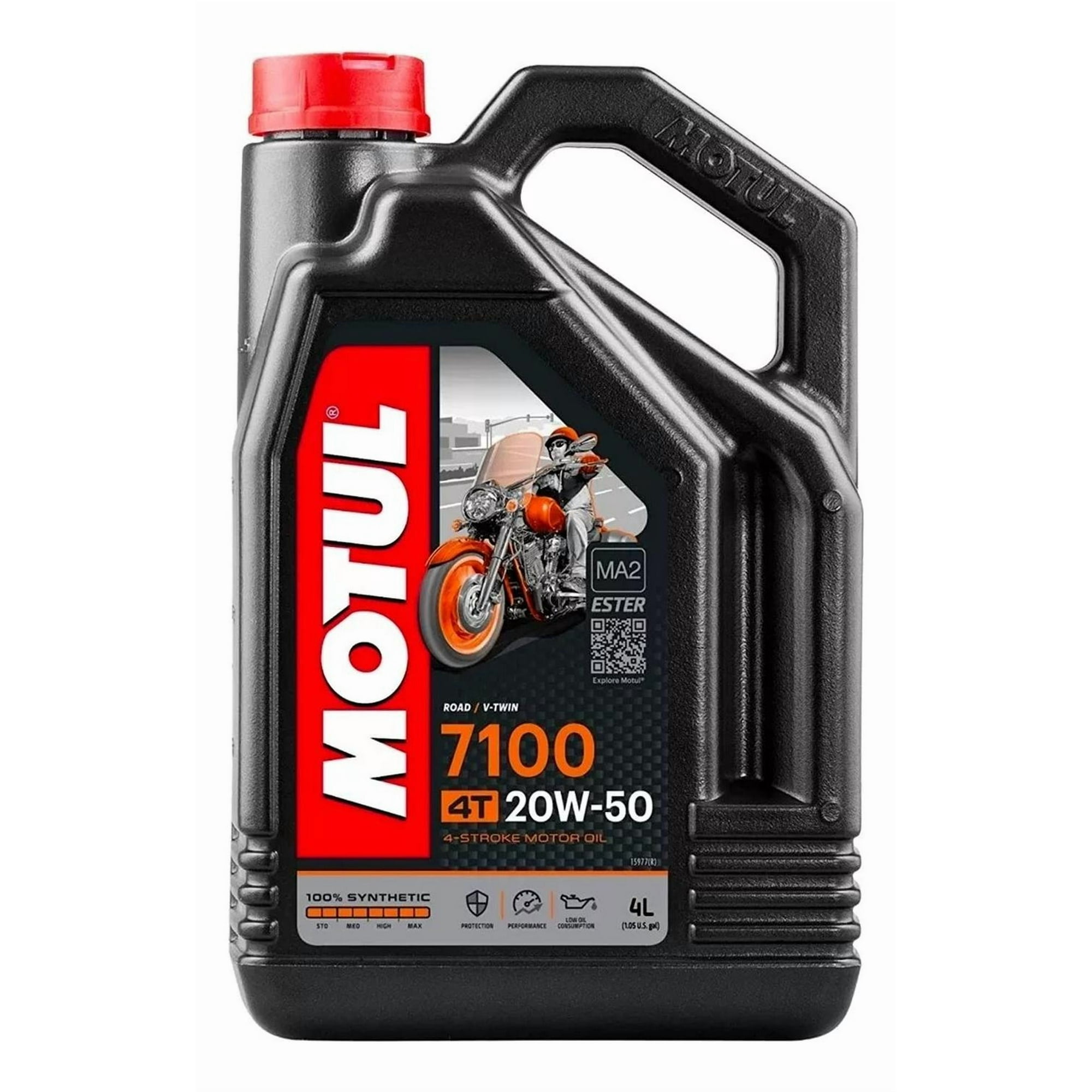 Aceite Para Motor Motul 7100 4t Sintético 20w-50 Para Motos Y Cuatriciclos