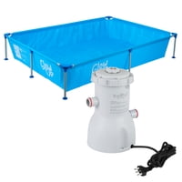 Glowup - Piscina Estructural 1287 Litros 228X159X42 Y Bomba De 3.000L