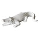 thumbnail image 1 of Estatuilla De Cocodrilo, Adornos De Recuerdos, Artesanías De Resina Para Mesa, Dormitorio, Balcón, Blanco, 1 of 3