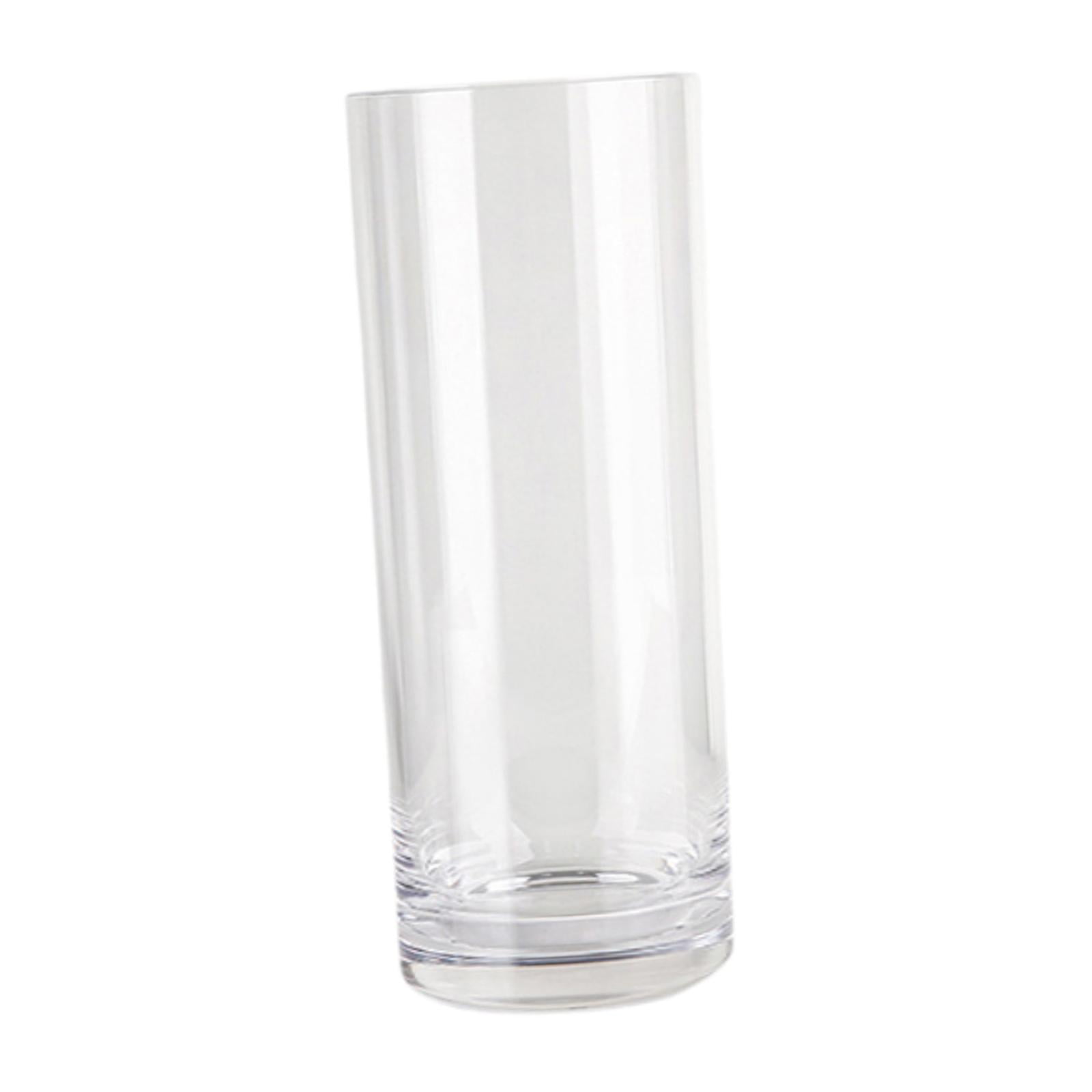 Magideal - Florero Alto, Jarrón Cilíndrico De Acrílico, Decoración De Mesa, Centro De Mesa, Soporte Para Maceta, Contenedor Para El Hogar, Comedor, Flores Secas