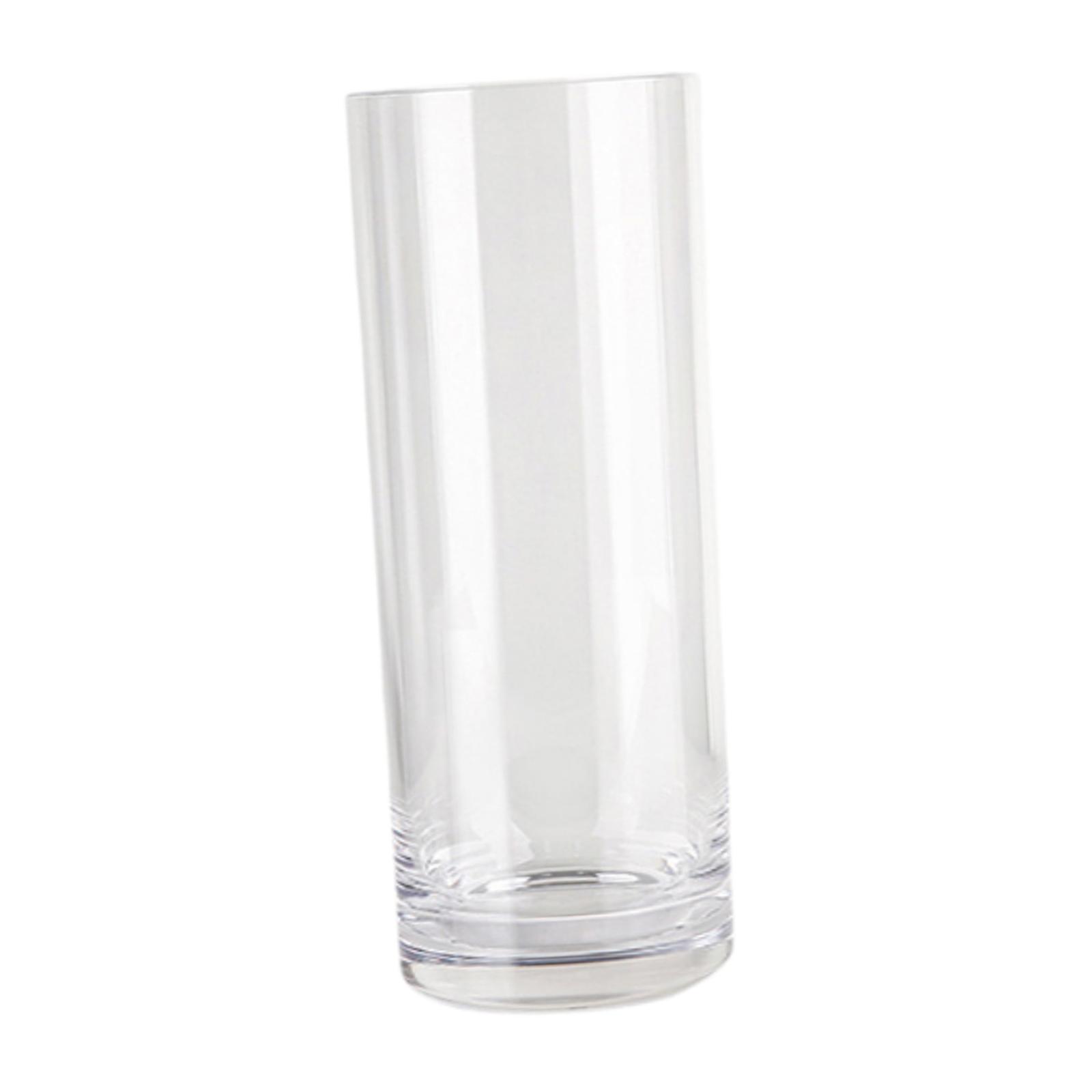 Magideal - Florero Alto, Jarrón Cilíndrico De Acrílico, Decoración De Mesa, Centro De Mesa, Soporte Para Maceta, Contenedor Para El Hogar, Comedor, Flores Secas