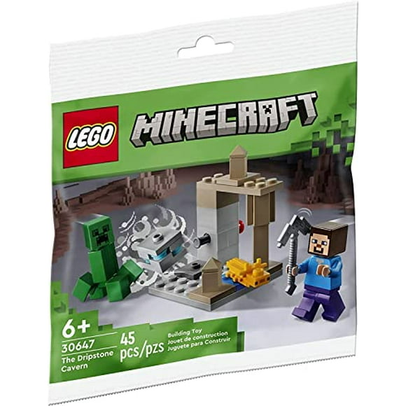 Juguete LEGO Minecraft Dripstone Cavern con Steve Creeper 3064