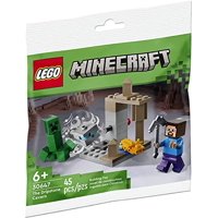 Juguete Lego Minecraft Dripstone Cavern Con Steve Creeper 3064