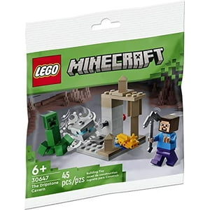Juguete Lego Minecraft Dripstone Cavern Con Steve Creeper 3064