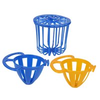 Magideal - Soporte Para Comedero De 3 Piezas Para Jaula De Pájaros, Juguetes De Alimentación, Accesorios Multifuncionales Para Jaulas De Pájaros Para Cacatúas, H