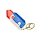 thumbnail image 1 of Juguete Impreso 3D Del Cuchillo De La Persona Agitada Con Los Regalos De Los Adultos De Los Niños Del Cuchillo De La Zanahoria De Los Llaveros Blanco Y Azul, 1 of 3