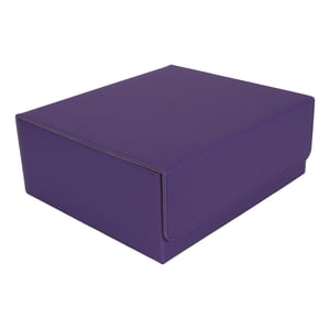 Bothyi - Caja Para Baraja De Cartas, Soporte De Fácil Acceso, Caja Organizadora Protectora Portátil, Color Morado