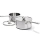 thumbnail image 1 of Juego de utensilios de cocina OXO Mira Tri-Ply de acero inoxidable de 1,5 L y 3 L, 1 of 5