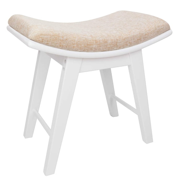 Vanity Stool URFORESTIC, moderno apósito de maquillaje, 300 kg, color blanco