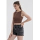 thumbnail image 2 of Polera Mujer Con Bote Abertura Café, 2 of 4
