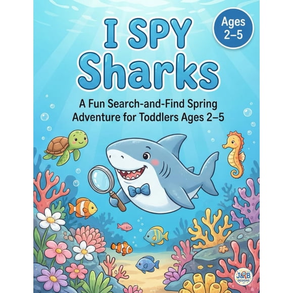 Libro I Spy Tiburones: aventura oceánica de busca y encuentra para niños de 2 a 5 años