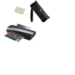 Genérico - Termolaminadora + Guillotina Rodillo Negra + Mica Carnet Tgm002