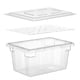 thumbnail image 1 of PACK CAJA DE ALMACENAMIENTO MAS TAPA Y DRENAJE 46X30X23 CM, 1 of 4