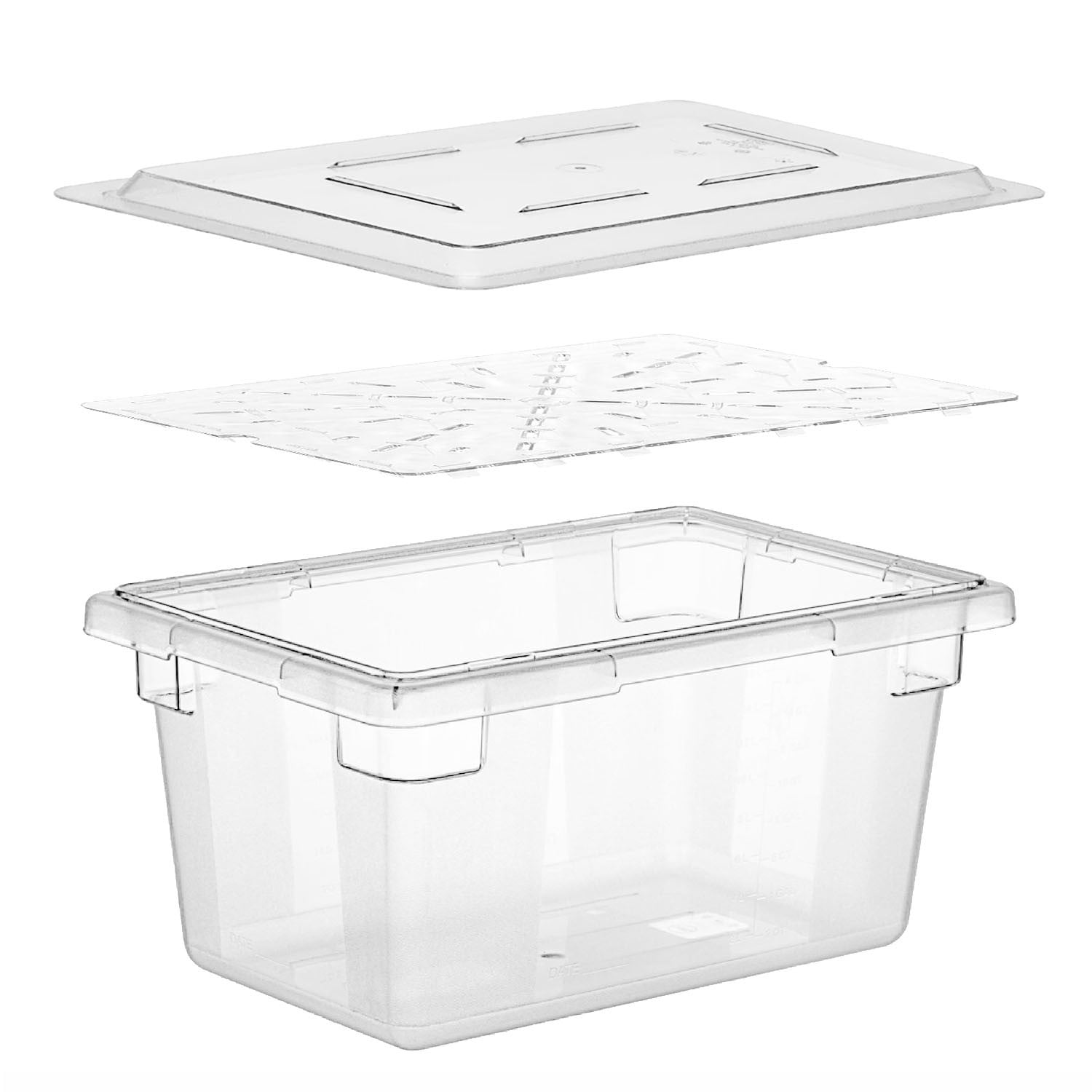 Cook-in - Pack Caja De Almacenamiento Mas Tapa Y Drenaje 46x30x23 Cm