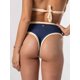 thumbnail image 2 of Bottom de Bikini Daikiri Mujer Calzón Tiro Alto Sin Elasticos Azul Marino Crema Protección UV50+, 2 of 3