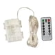 thumbnail image 1 of Lámpara de cuerda para sombrilla de Patio, tiras de lámparas de Led decorativas, lámpara regulable, 8 modos de brillo con control remoto para césped, Blanco verdadero, 1 of 5
