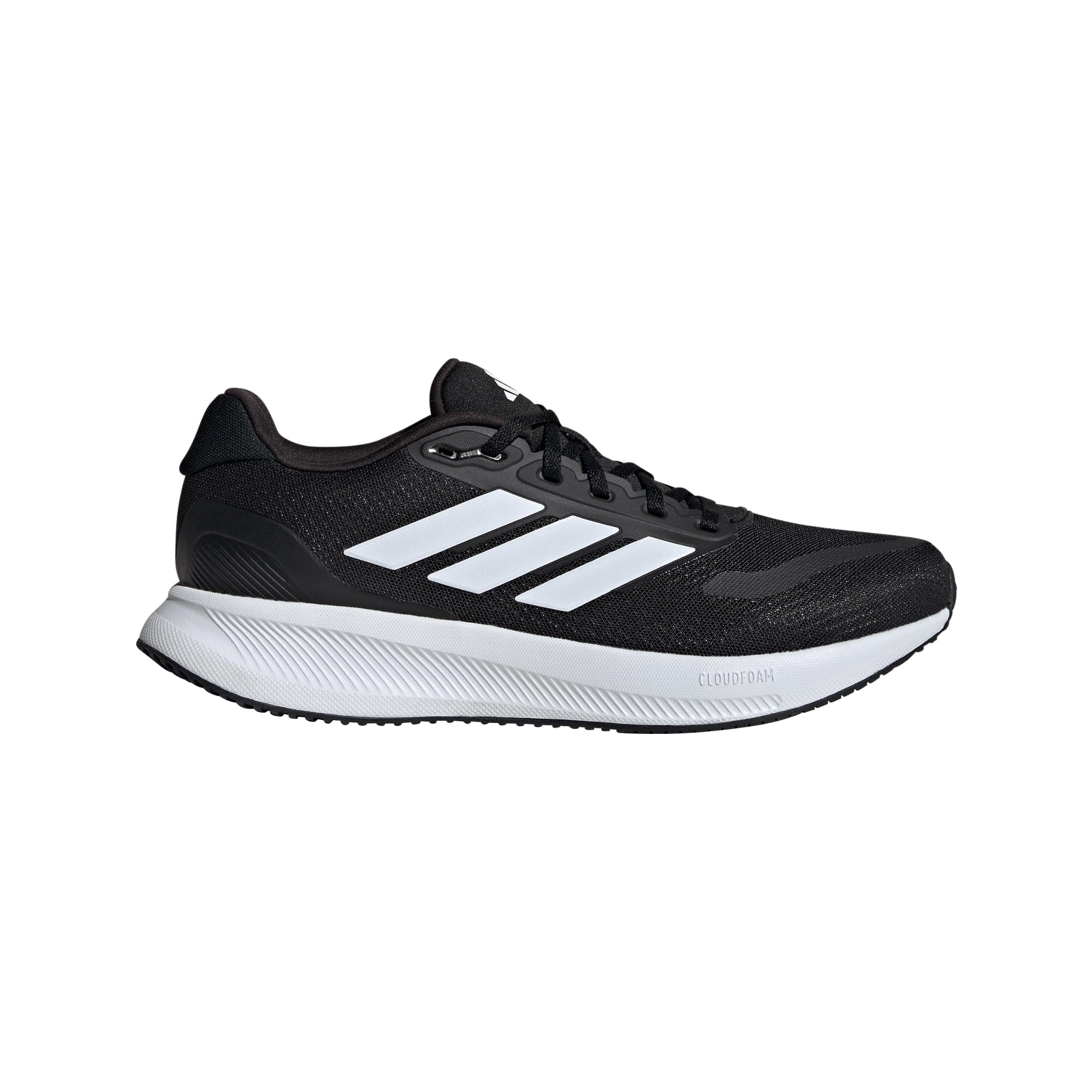 Zapatos Adidas Run Falcon 5 Para Hombre, Negros Y Blancos, 0,3 Kg