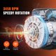 thumbnail image 3 of Motor eléctrico de compresor de aire VEVOR 3HP 230V 15.5A 3450 RPM, 3 of 9