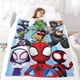 thumbnail image 5 of Spidey y sus Súper Amigos anti-pilling, suave, ligera, esponjosa y acogedora de lujo para hogar y cocina – Perfecta para niños y adultos, 100 x 150 cm, 5 of 6