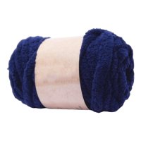 Magideal - Hilo Grueso Y Grueso, Hilo Tubular Jumbo, Brazo De Relleno, De Hilo De Punto, Hilo Suave Y Voluminoso, Hilo De Peso Para Hacer Alfombras, , Azul Oscuro