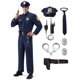 thumbnail image 1 of Disfraz de Policía Adulto Azul – Spooktacular Creations, 1 of 6