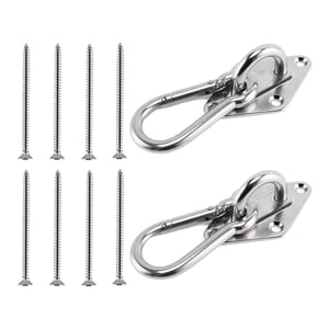 Magideal - Pad Eye Plate Hamaca Montaje En Pared Heavy Duty Hanging Hardware Fitting Set Marine Hardware Para Actividades Al Aire Libre Camping , Estilod