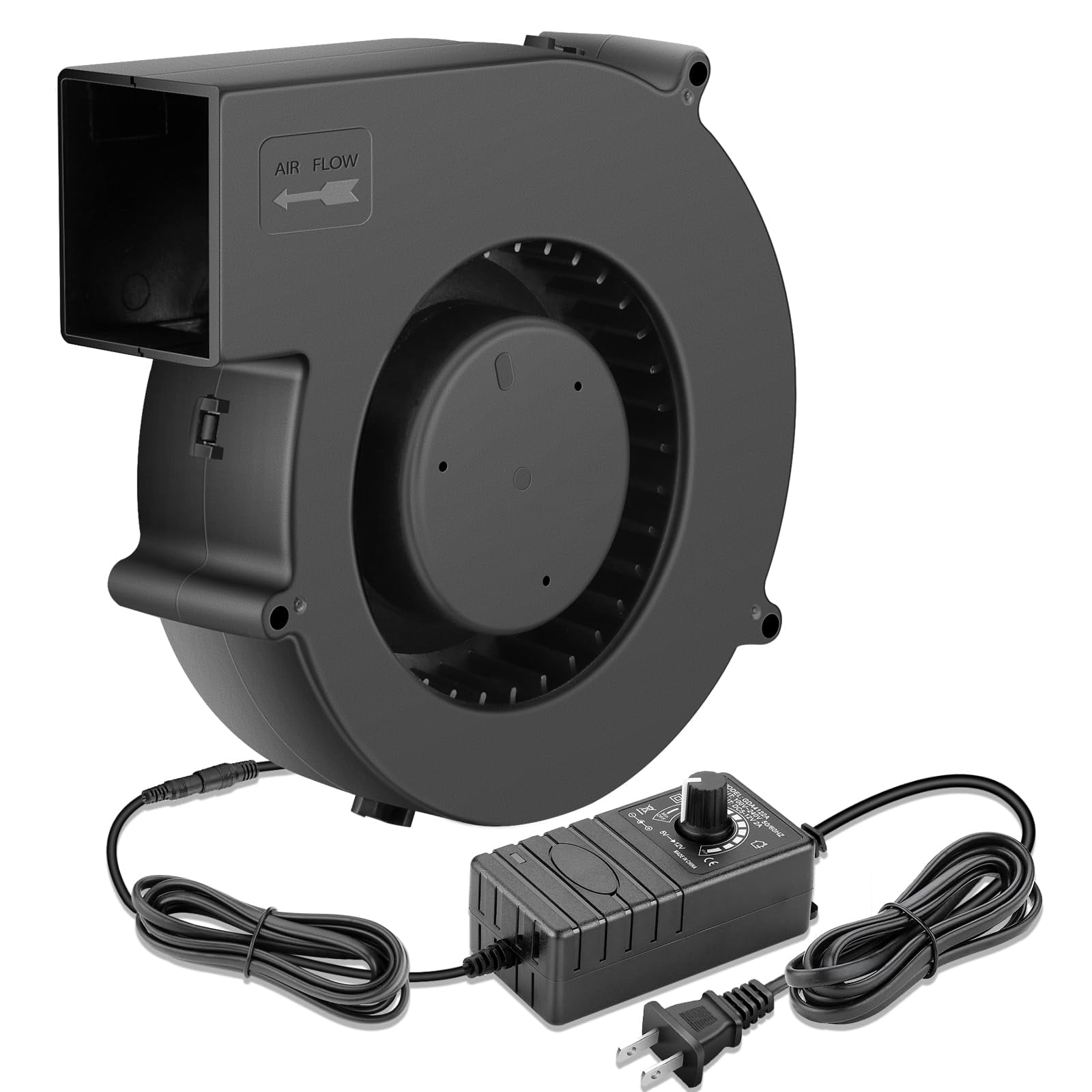 Ventilador Wathai 140 Mm X 40 Mm 110 V 120 V 220 V 240 V Con Control De Velocidad