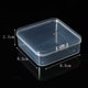 thumbnail image 1 of suxuMhao Caja de Almacenamiento, Paquete de 10 Cajas Cuadradas de Plástico Transparentes, Contenedores de Almacenamiento de Plástico con Tapas, Contenedores de Plástico Transparentes, Caja de, 1 of 4