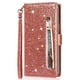thumbnail image 4 of Funda para FOXDOCK Elegante funda Xiaomi Poco X5 Glitter con cremallera-Ideal para el uso diario, 4 of 5