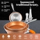 thumbnail image 4 of Juego de sartenes Gotham Steel, cobre martillado, antiadherentes, 3 unidades, 4 of 6