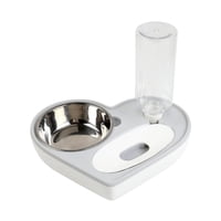 Total Upgrate - Plato Tazon Comida Para Mascotas Dispensador Agua Automatico