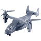 thumbnail image 1 of Helicóptero de transporte militar de metal fundido a presión a escala 1:400, 1 of 8