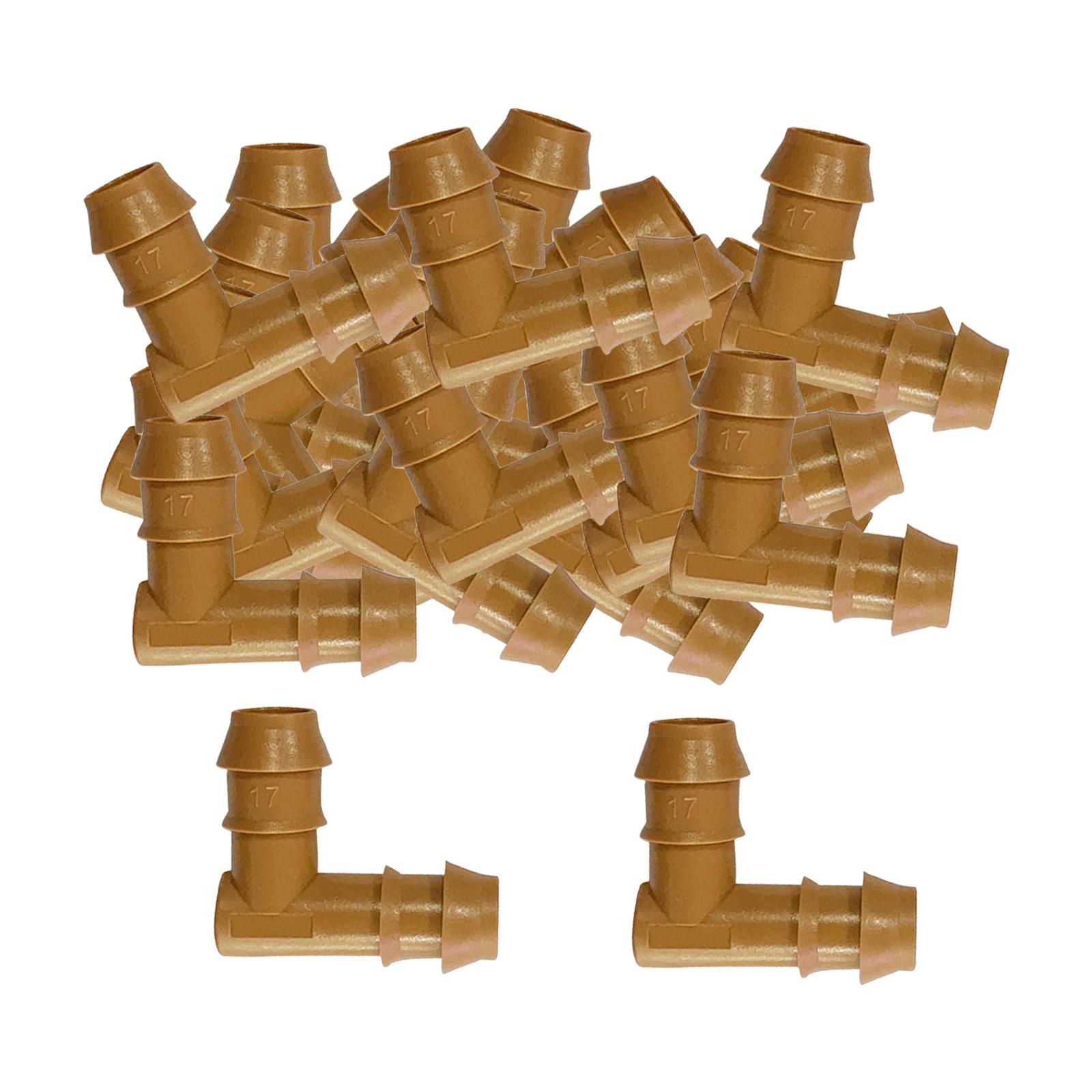 Ioensy - 100 Piezas Conectores De Púas Tubo De Goteo Resistente Para Patio Macetas Jardín