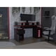 thumbnail image 2 of Escritorio Gamer Keria 2.0 Con Cajón Y Puerta | Mesa Gamer Wengue Rojo | Escritorio Gaming Con Almacenamiento, 2 of 12