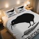 thumbnail image 1 of New Zealand Rugby League Kiwi & Fern Logo Duvet Cover Set Choosing This Cartoon Number Printed Bedding Set Is Definitely a Good Choice, 1 of 1