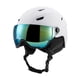 thumbnail image 5 of Casco De Esquí Gafas Protectoras Cálidas Con Almohadilla Para La Mandíbula Casco De Esquí De Nieve Para Blanco Frío De 59 A 61 Cm, 5 of 5