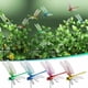 thumbnail image 5 of 12 clips libélula repelente insectos 3D artificial decoración jardín sombrero, 5 of 8