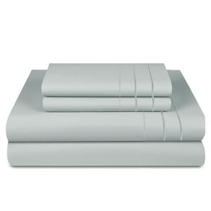 Sábanas De Lujo 1800 Hilos Super King Gris - Soft Touch - 3Angeli