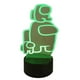 thumbnail image 2 of Lampara Ilusion 3d Among Us De 7 Colores Base Touch, 2 of 6