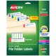 thumbnail image 1 of Etiquetas para carpetas de archivos Avery TrueBlock extra grandes, 450 etiquetas, 1 of 8