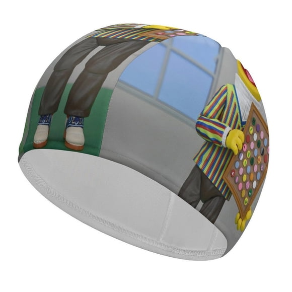 Bert Gorro de Natación de Licra, Gorro de Baño de Tela Cómoda, Gorro Elástico Antideslizante para Hombres, Mujeres y Niños