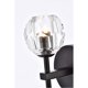 thumbnail image 5 of Aplique de Pared Eren Negro con Cristal Elegant Lighting, 5 of 7