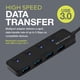 thumbnail image 4 of Hub USB Knox Gear de 4 Puertos USB 3.0 con Interruptor de Encendido/Apagado, 4 of 9